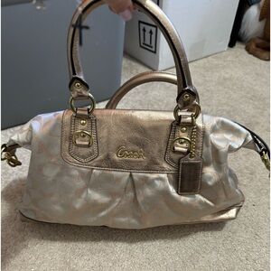 Coach Beige n Rose Gold